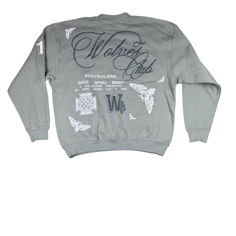 Darcsport Wolves Club Never Forget London Crewneck Owen Green Large 1 of 500 NEW - Picture 9 of 11